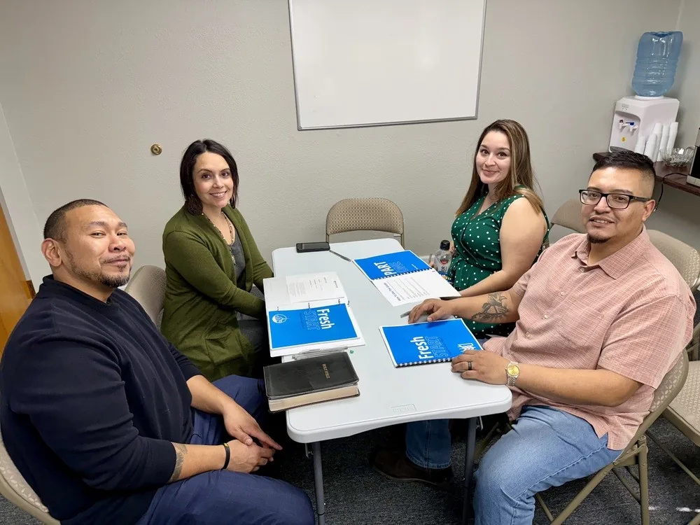 New believers in the Encounter discipleship class at Mission View Baptist
